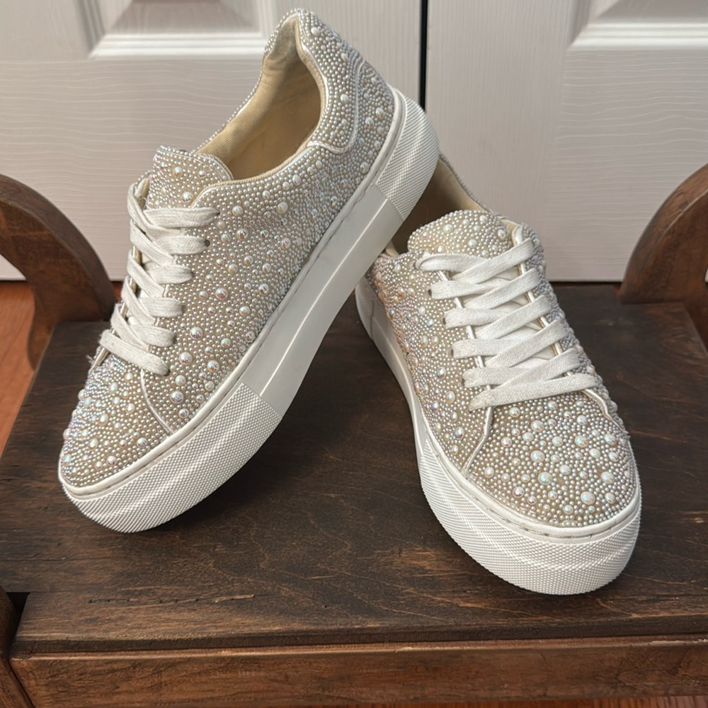 Betsey Johnson Pearl Sneakers